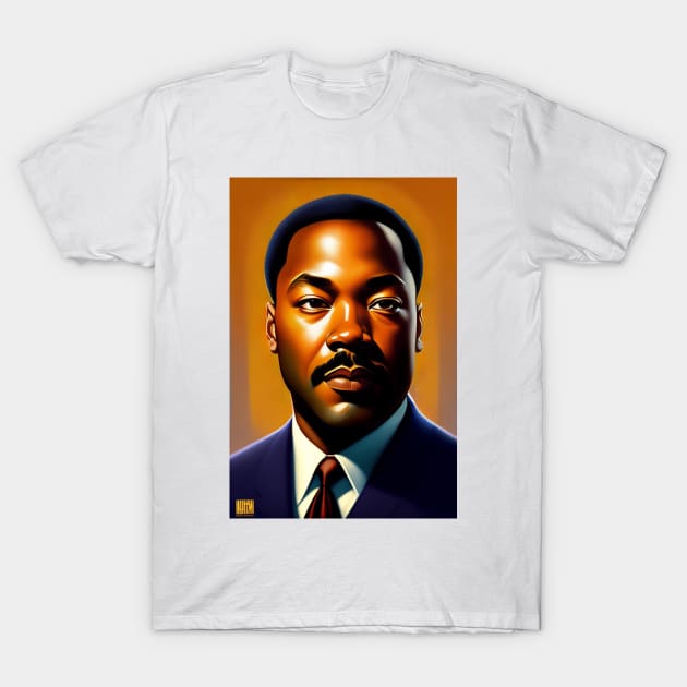 Black History Month Martin Luther King Jr T-Shirt by Fun and Cool Tees